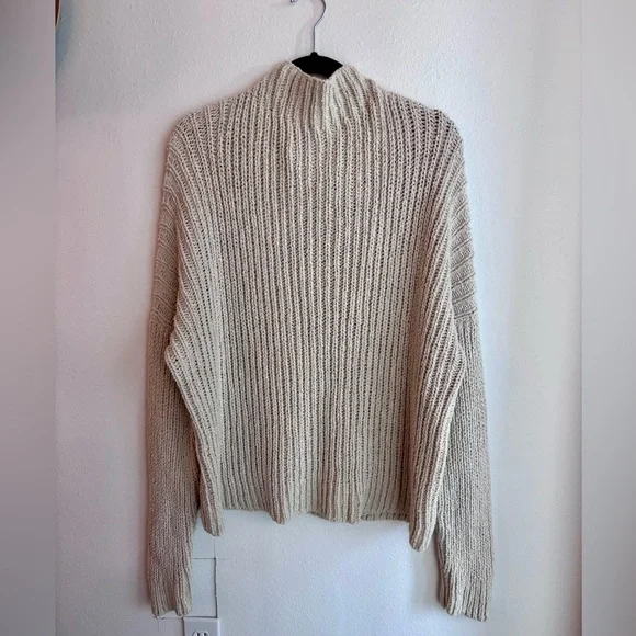Lauren Manoogian rib boucle pullover in cream - Picture 6 of 9